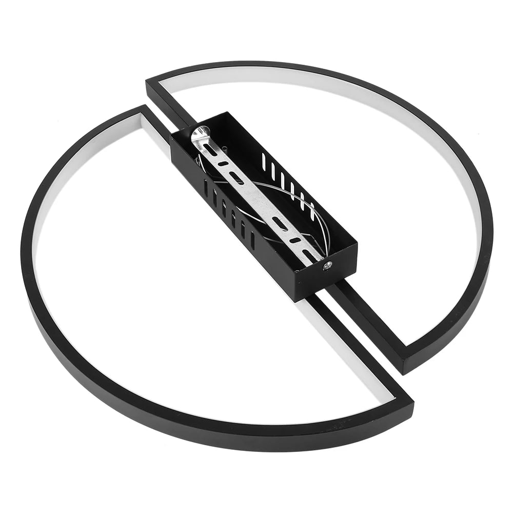 Luminária de Teto Plafon LED Anéis Entrelaçados — Design Arquitetônico
