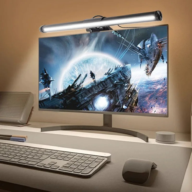 Luminária Barra de Luz para Monitor LumiDesk Pro – Touch Dimerizável com Proteção Ocular