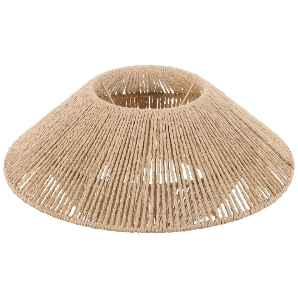 Cúpula Pendente Trançada à Mão Estilo Rattan — Design Wabi-Sabi