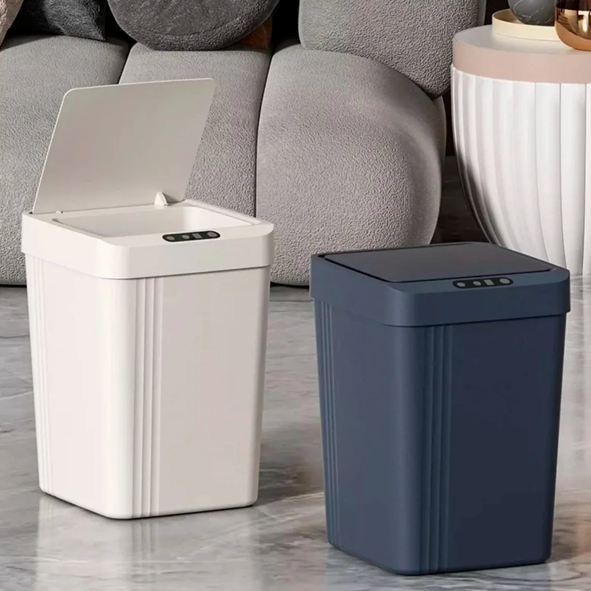 Lixeira Inteligente com Sensor de Proximidade 13 Litros — Design Minimalista