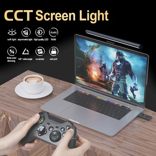 Luminária Barra de Luz para Monitor LumiDesk Pro – Touch Dimerizável com Proteção Ocular